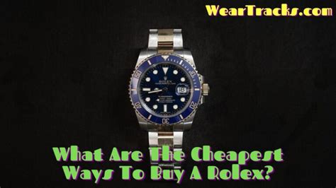 cheap way to get rolex